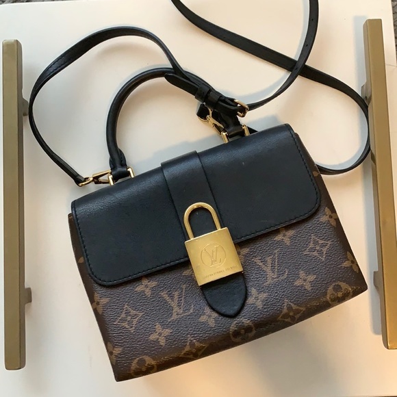 Louis Vuitton Monogram Locky BB Crossbody with Noir Black - A